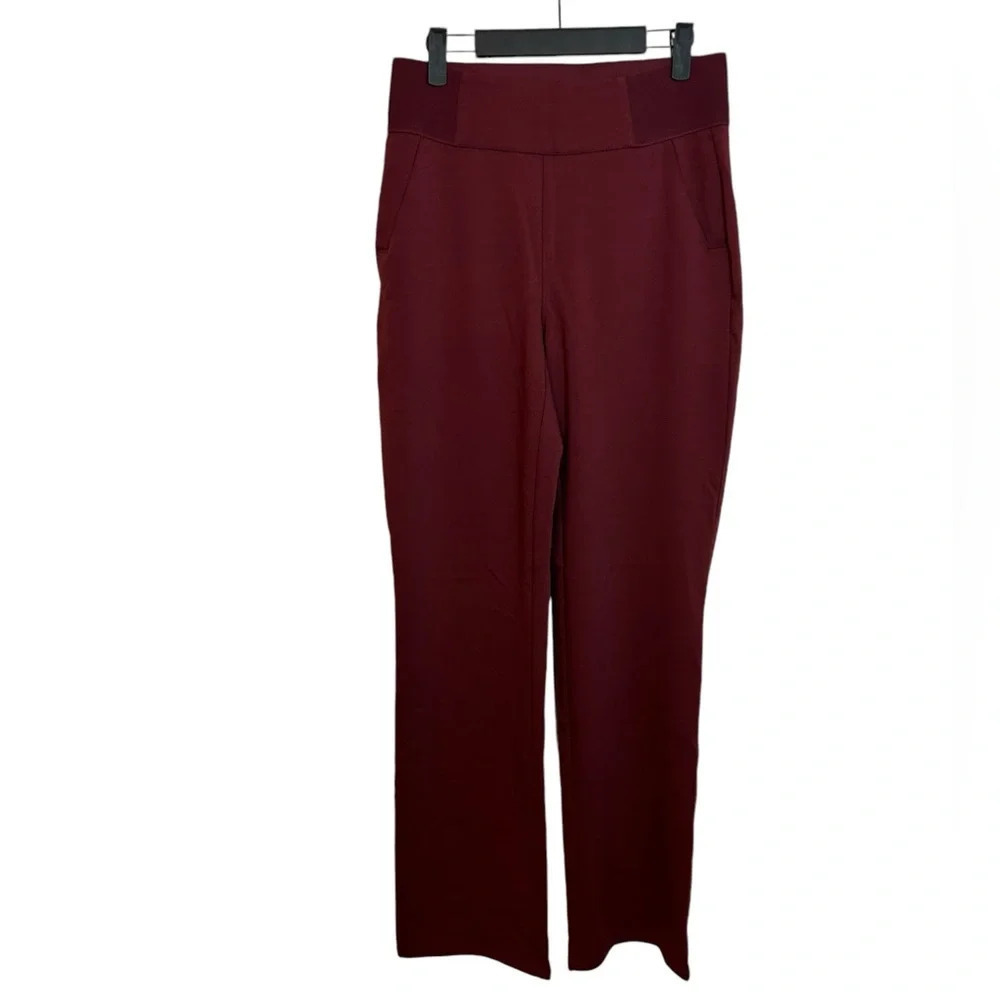 DG2 By Diane Gilman Maroon Pull On Pants